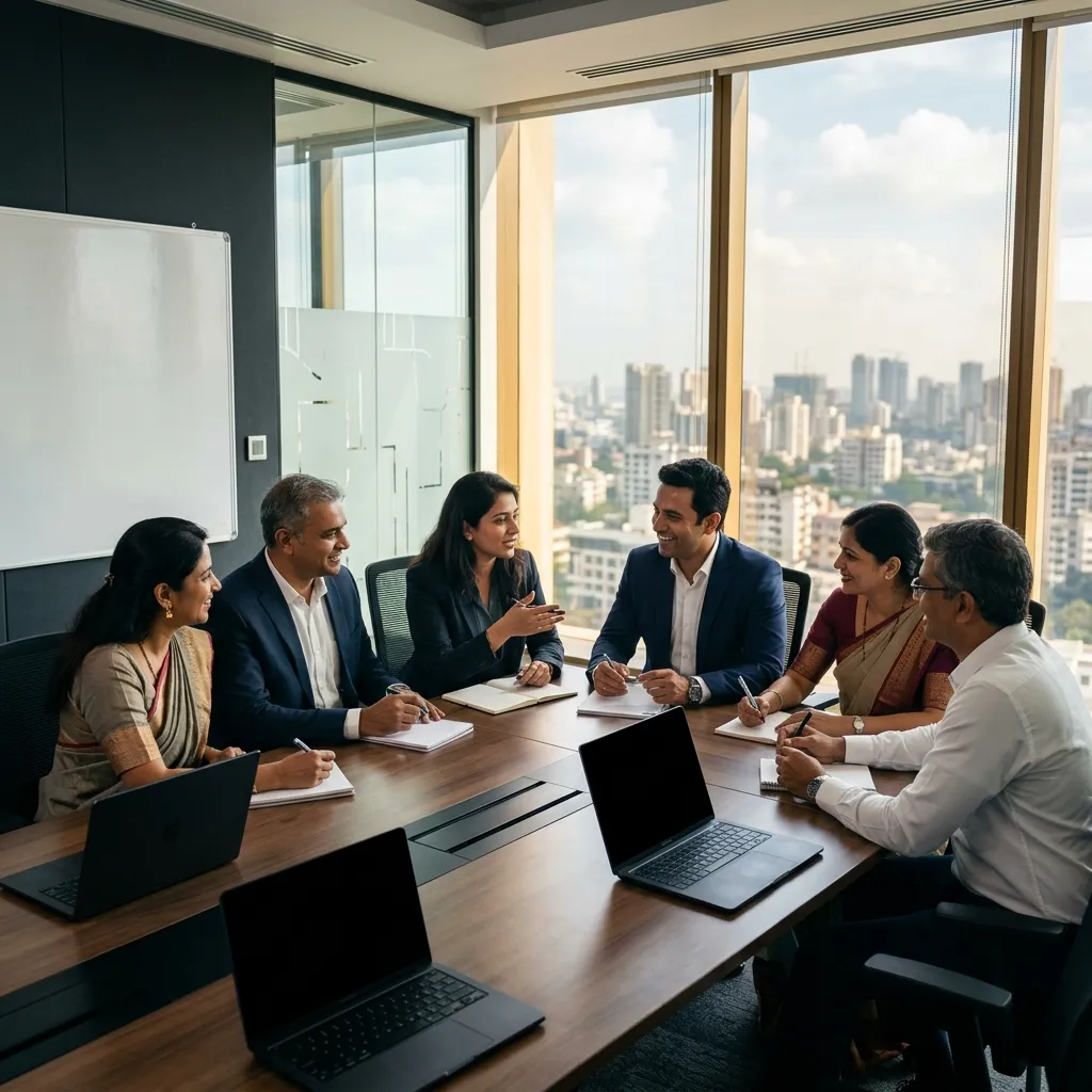 Indian Business Team Strategy Meeting